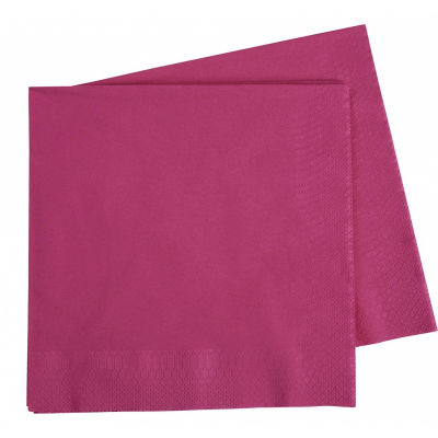 Five Star Dinner Napkin 40cm Magenta 40PK