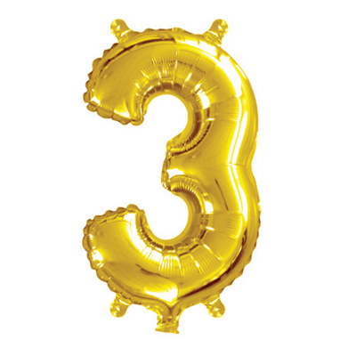 35cm 14 Inch Gold Foil Balloon 3