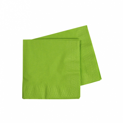 Five Star Cocktail Napkin 25cm Lime Green 40PK