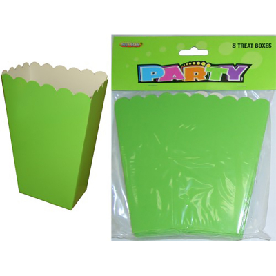 Treat Boxes Lime Green 8PK