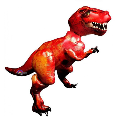 Airwalker Dinosaurs Tyrannosaurus Rex Inflated with Helium