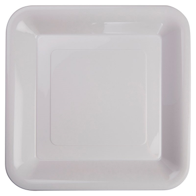 Five Star Square Banquet Plate 26cm White 20PK