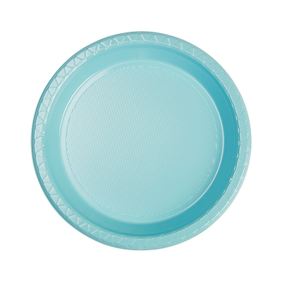 Five Star Round Snack Plate 17cm Pastel Blue 20PK