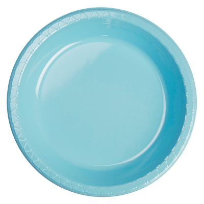 Five Star Round Banquet Plate 26cm Pastel Blue 20PK