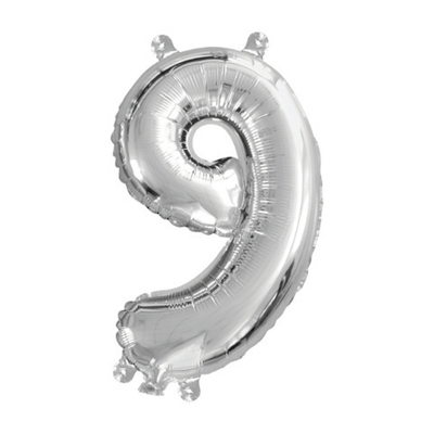 35cm 14 Inch Silver Foil Balloon 9