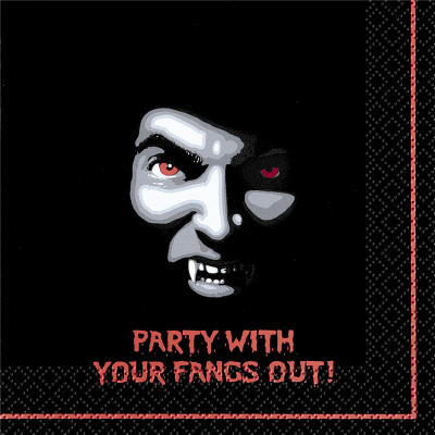 Vampire Beverage Napkins 24PK