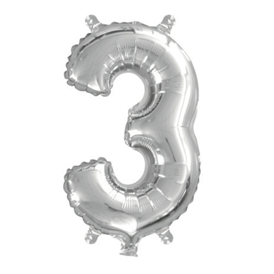 35cm 14 Inch Silver Foil Balloon 3