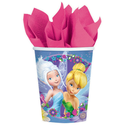 Tinker Bell Best Friend Fairies 266ml Cups 8PK