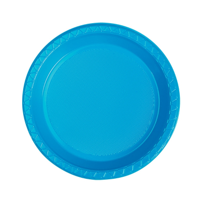 Five Star Round Snack Plate 17cm Electric Blue 20PK
