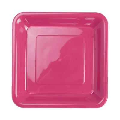 Five Star Square Snack Plate 18cm Magenta 20PK