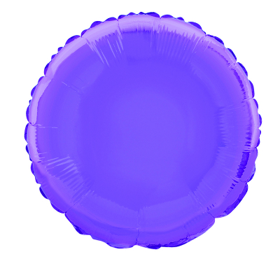 Round 45cm Foil Balloon Purple