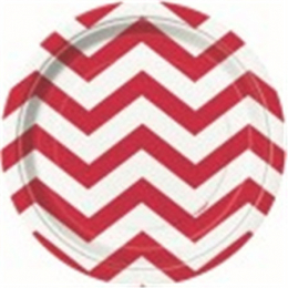 Chevron Ruby Red