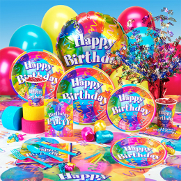 Party Supplies & Uninflated Balloons